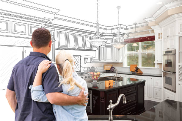 Professional Cabinet Installation technician working in Clinton, MD